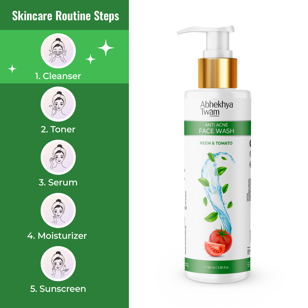 Anti acne facial shop wash